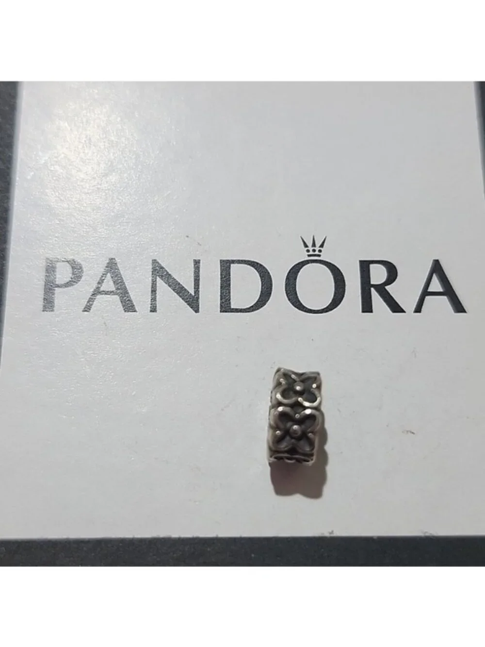 Pandora Retired Sterling Silver Aloha Spacer Bead - 790498